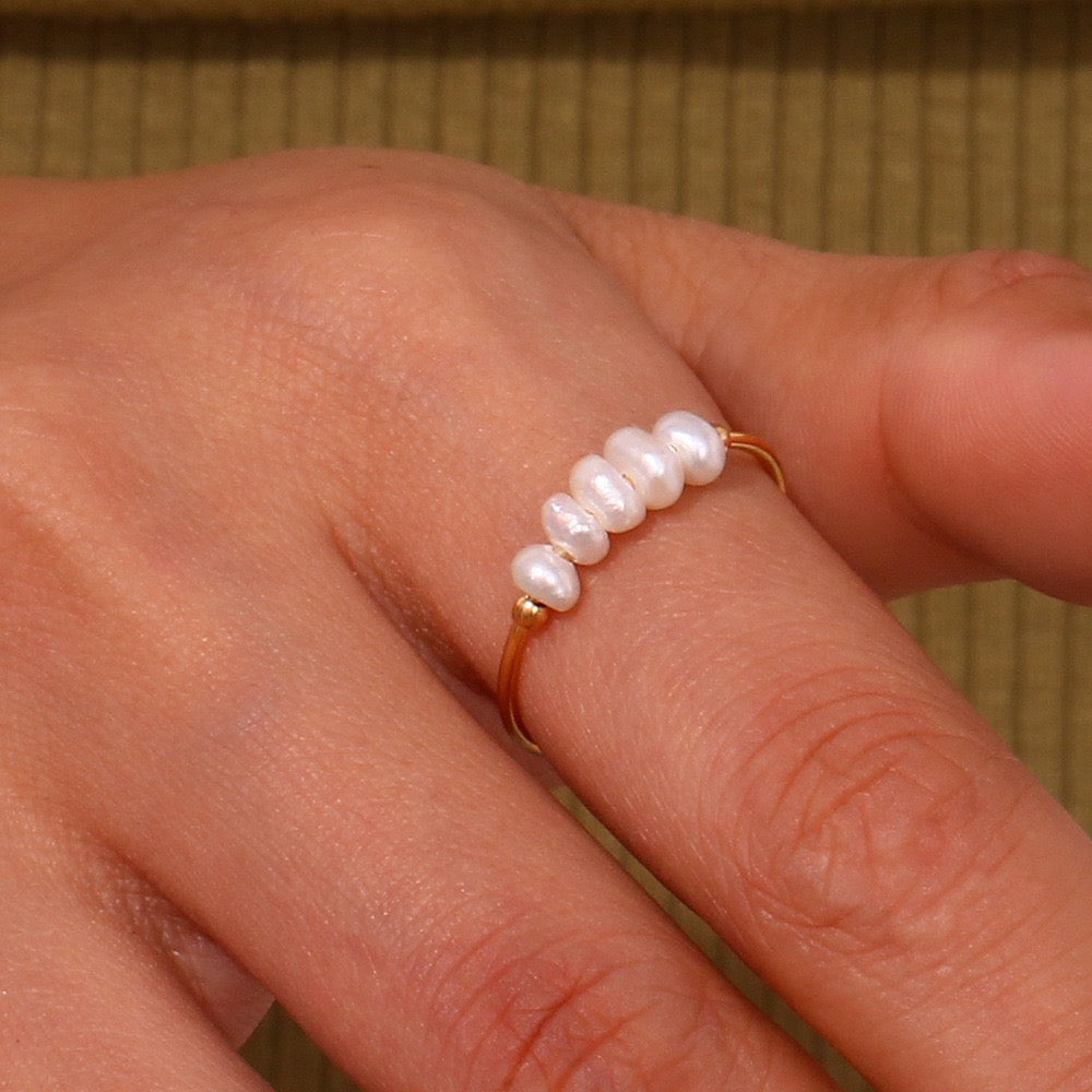 Kalani Sanity pearl handmade rings