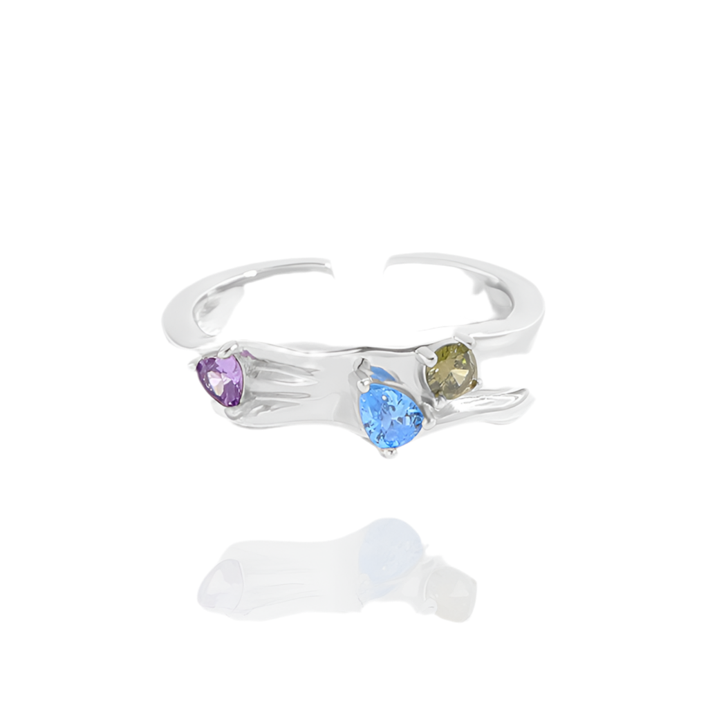 Blue eye rings