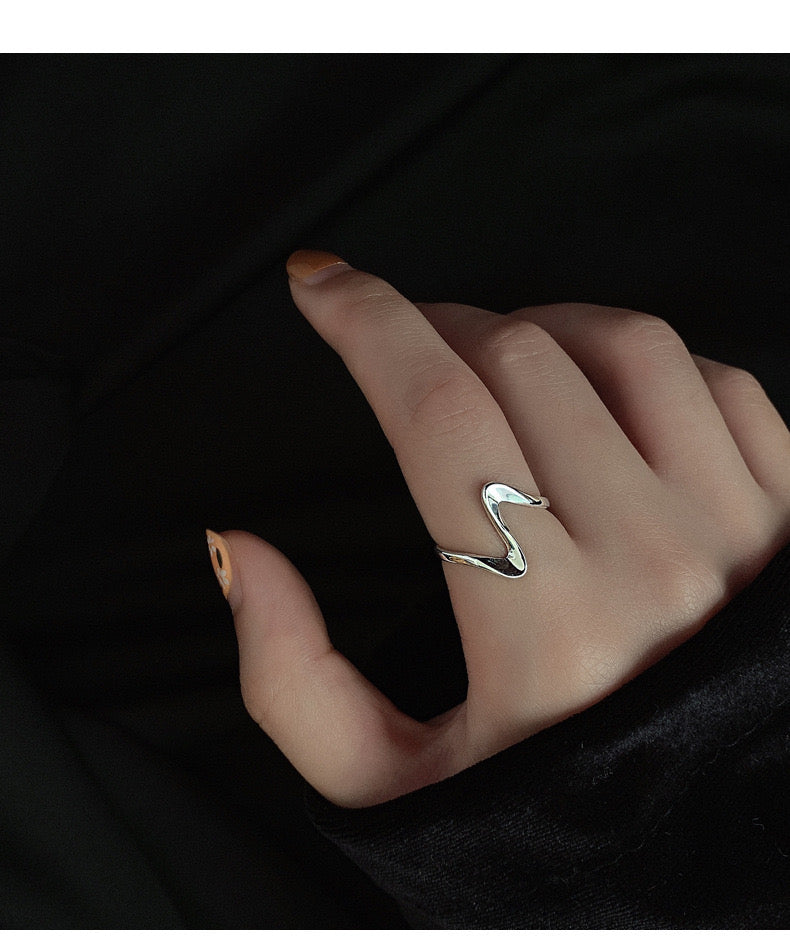 Bree Big wave ring