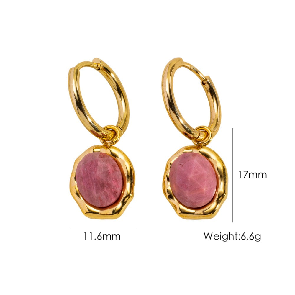 Natural stone hoops