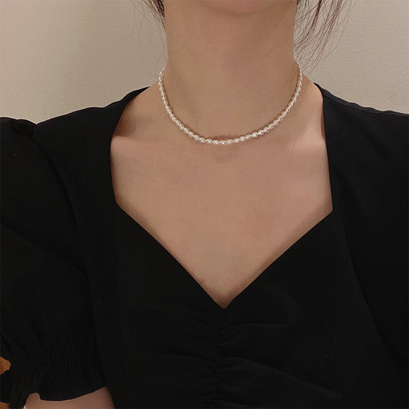 London freshwater pearls necklace 4-5mm