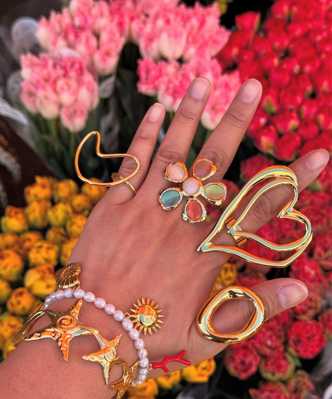 Starfish bangles