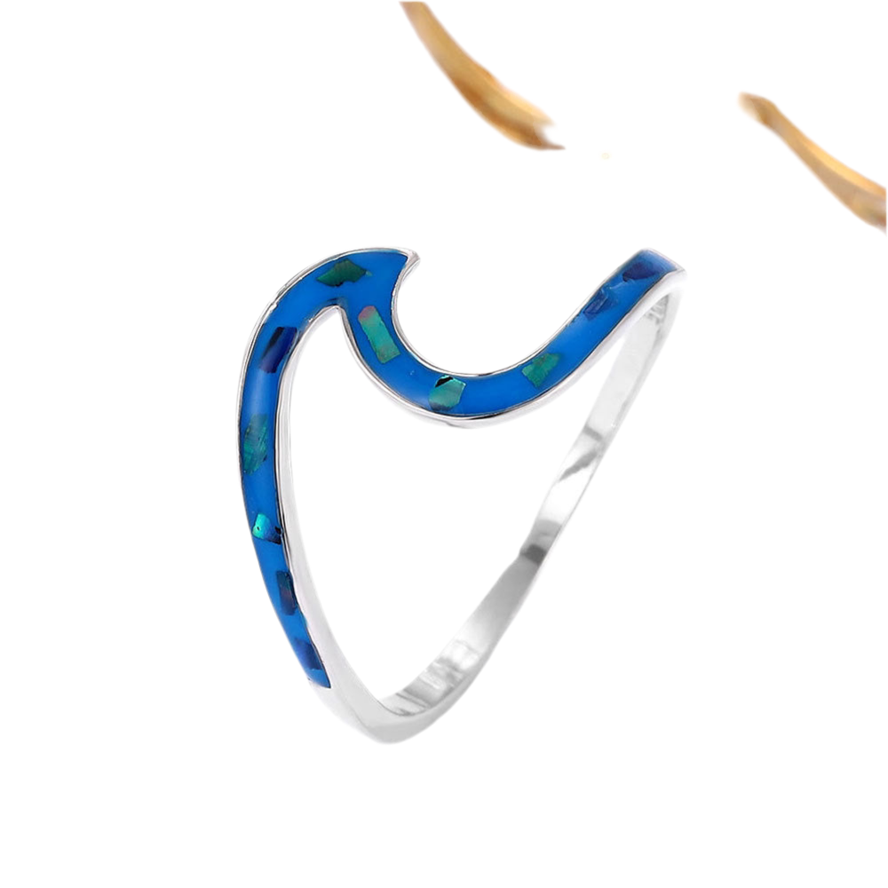 Kila Opal wave ring