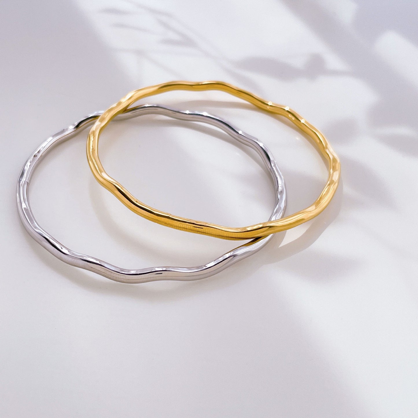 Tiny wave bangles