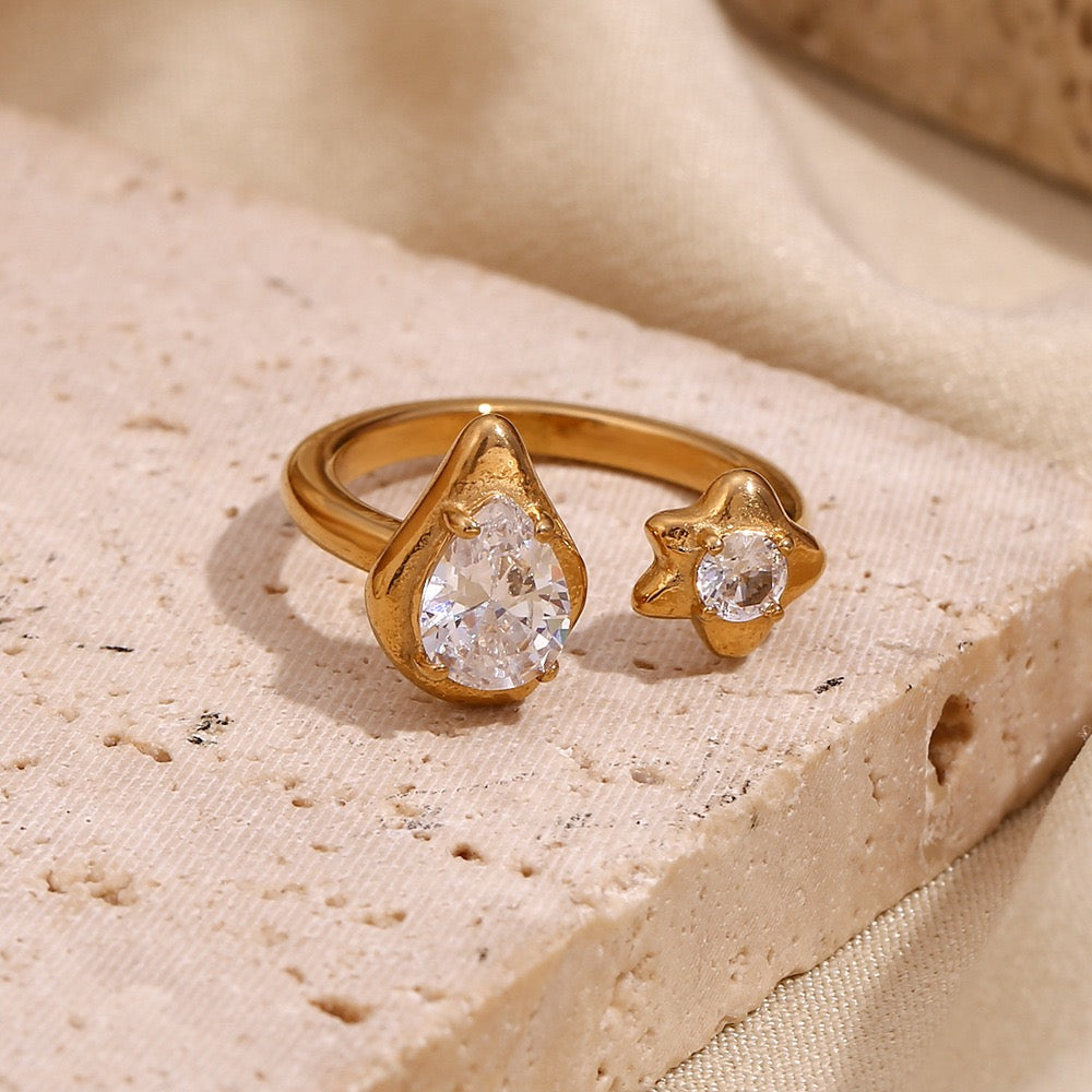 Dorren Double star rings
