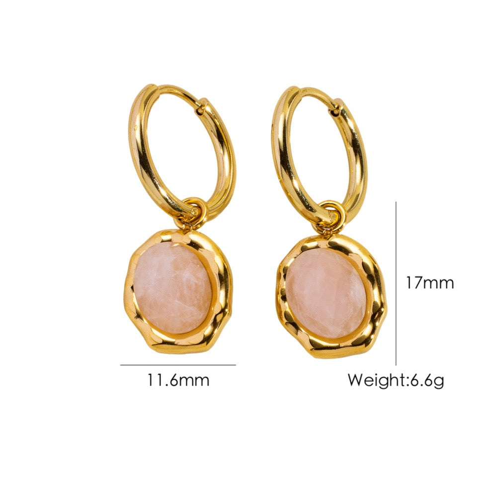 Natural stone hoops