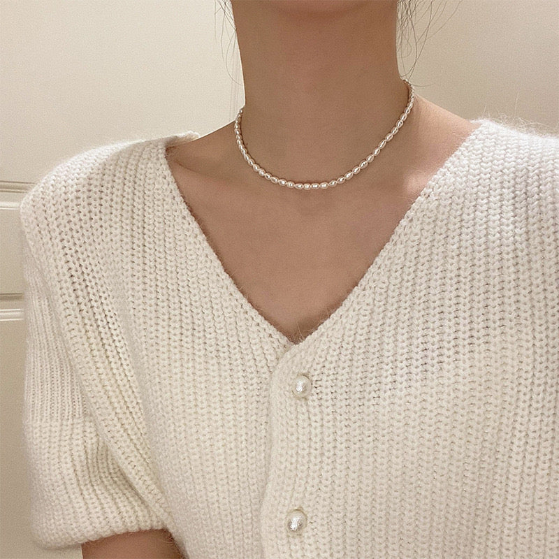 London freshwater pearls necklace 4-5mm