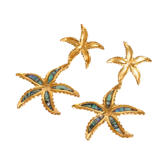 Abigail Bright dream starfish earrings
