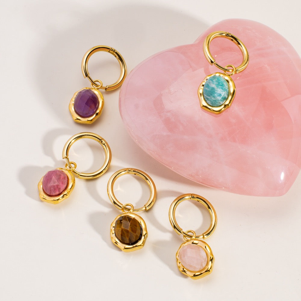 Natural stone hoops