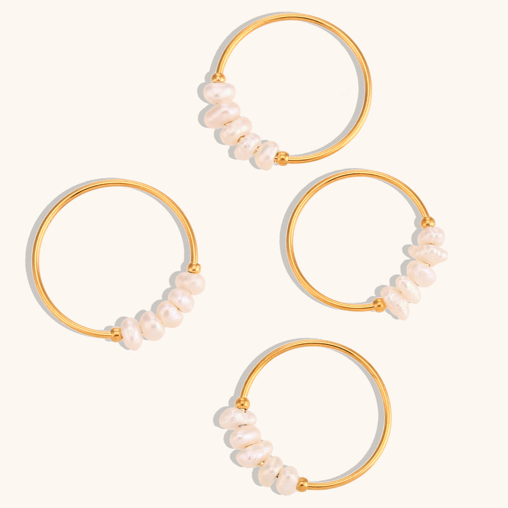 Kalani Sanity pearl handmade rings
