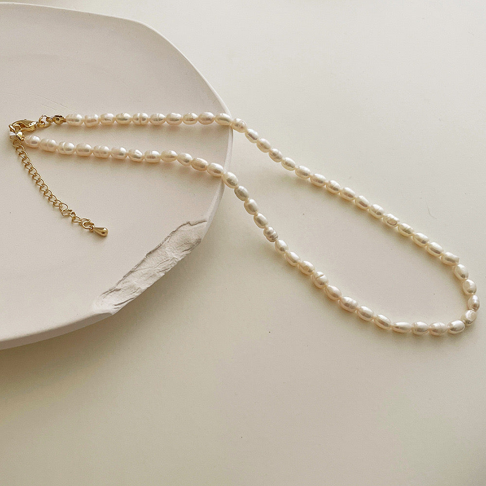 London freshwater pearls necklace 4-5mm