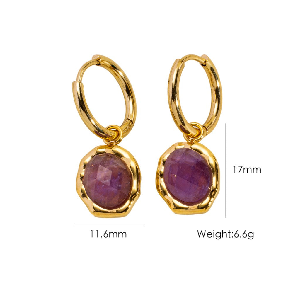 Natural stone hoops