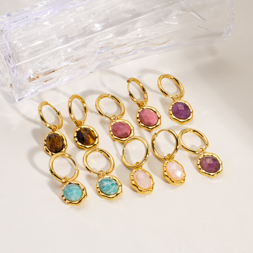 Natural stone hoops