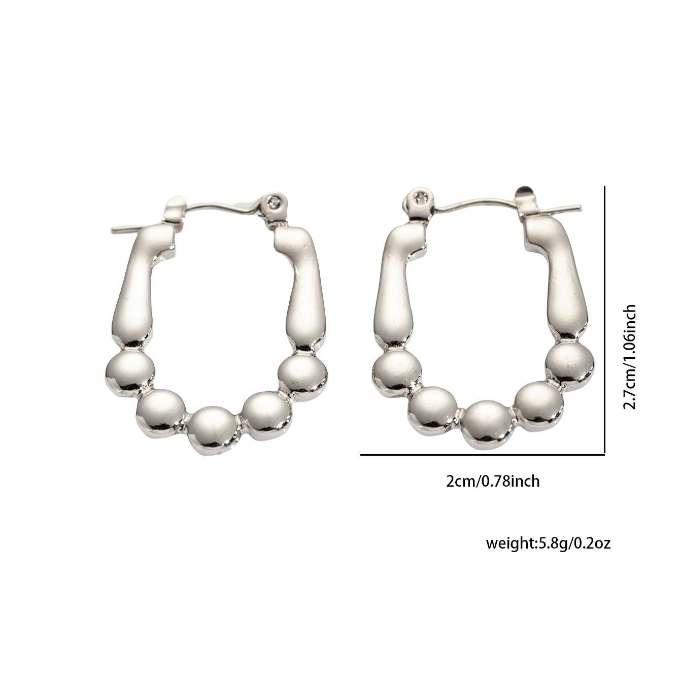 Stainless steel classic hoops