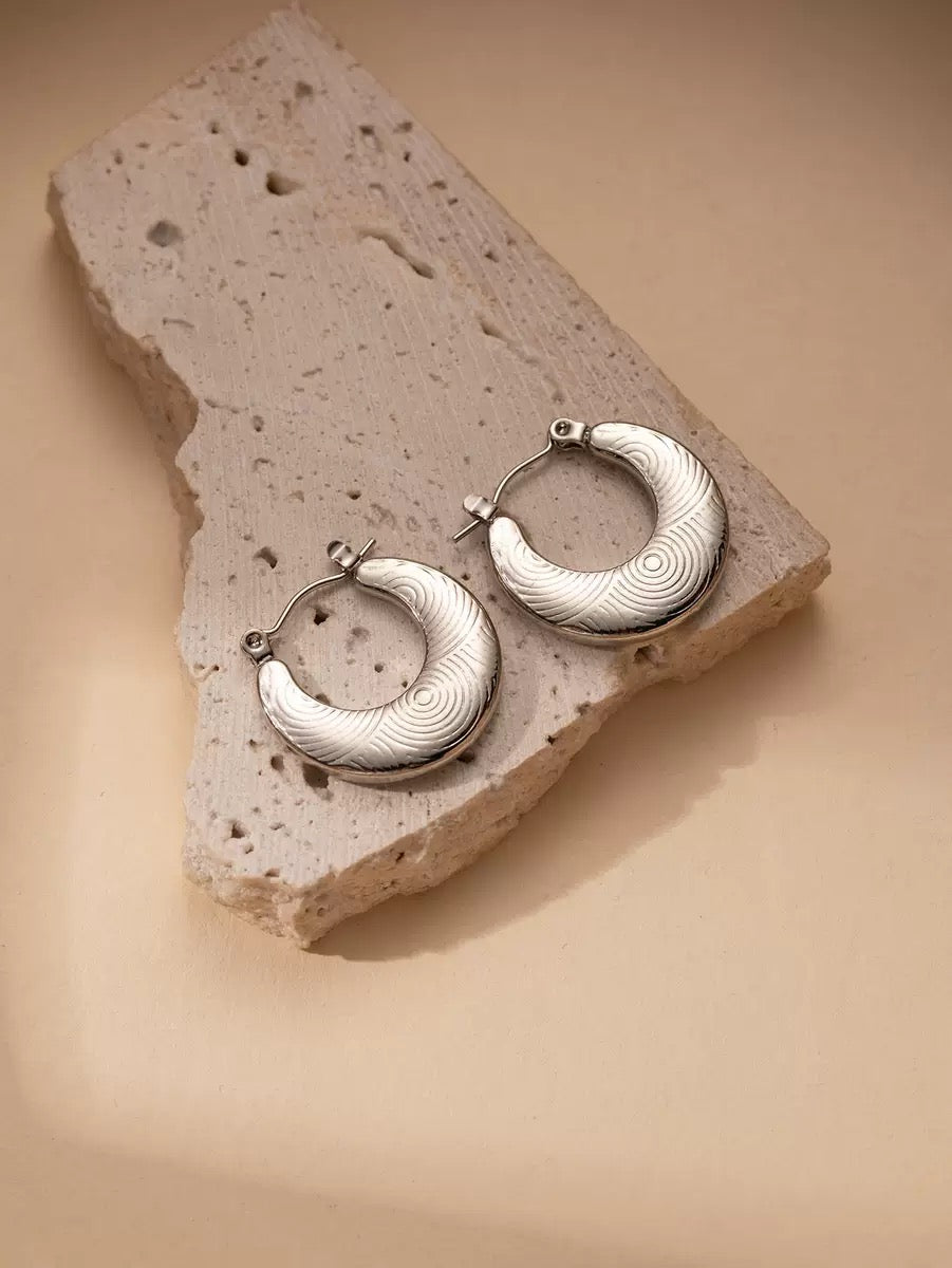 Stainless steel classic hoops