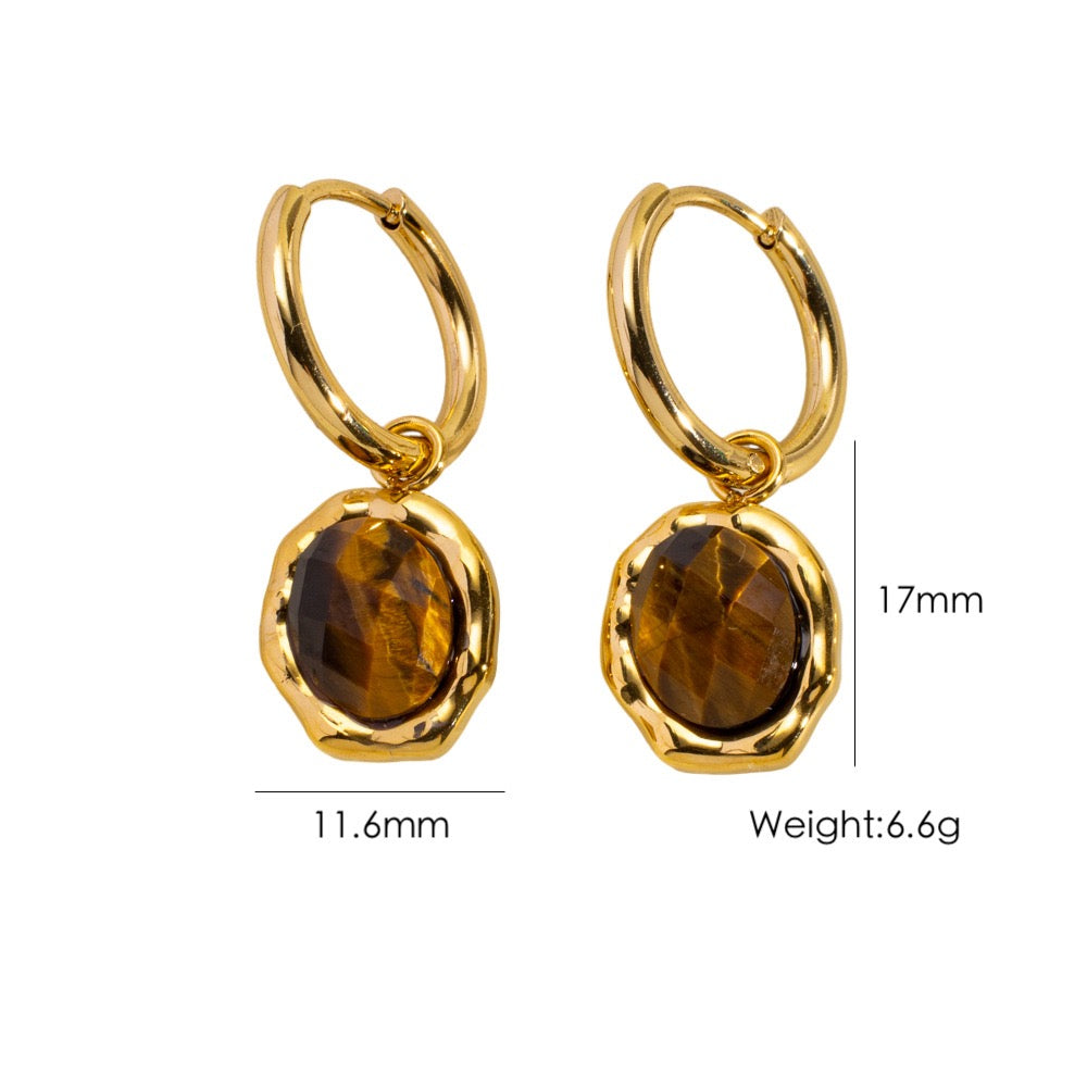 Natural stone hoops