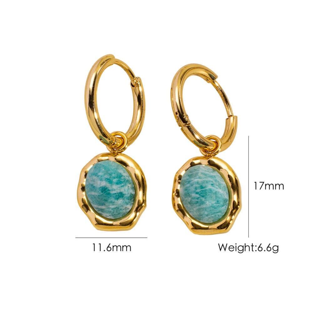 Natural stone hoops