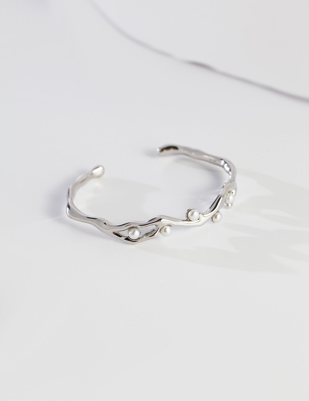Brandy Branch pearl bangles