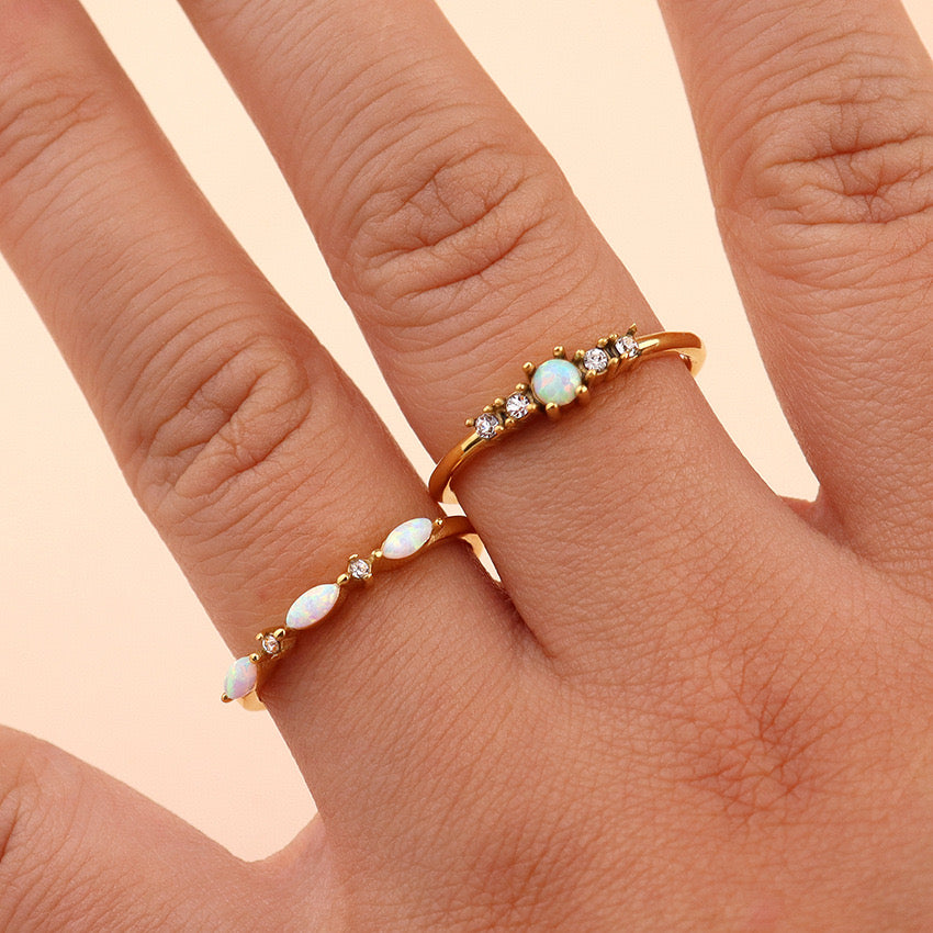 Lauren Precious opal rings