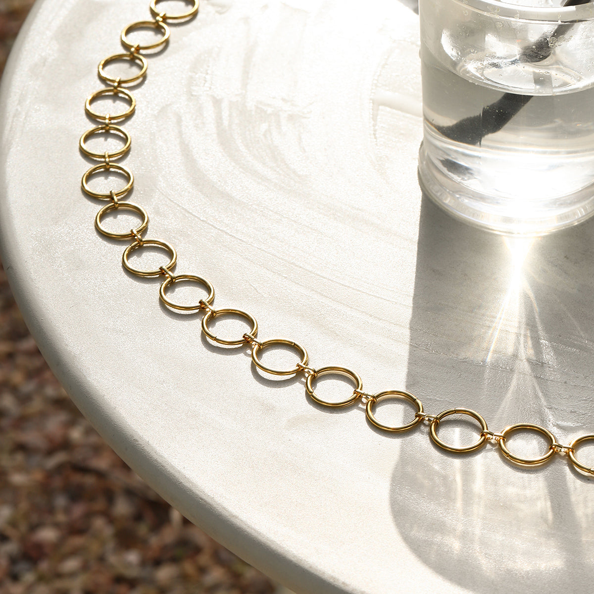 Hoop waist chain