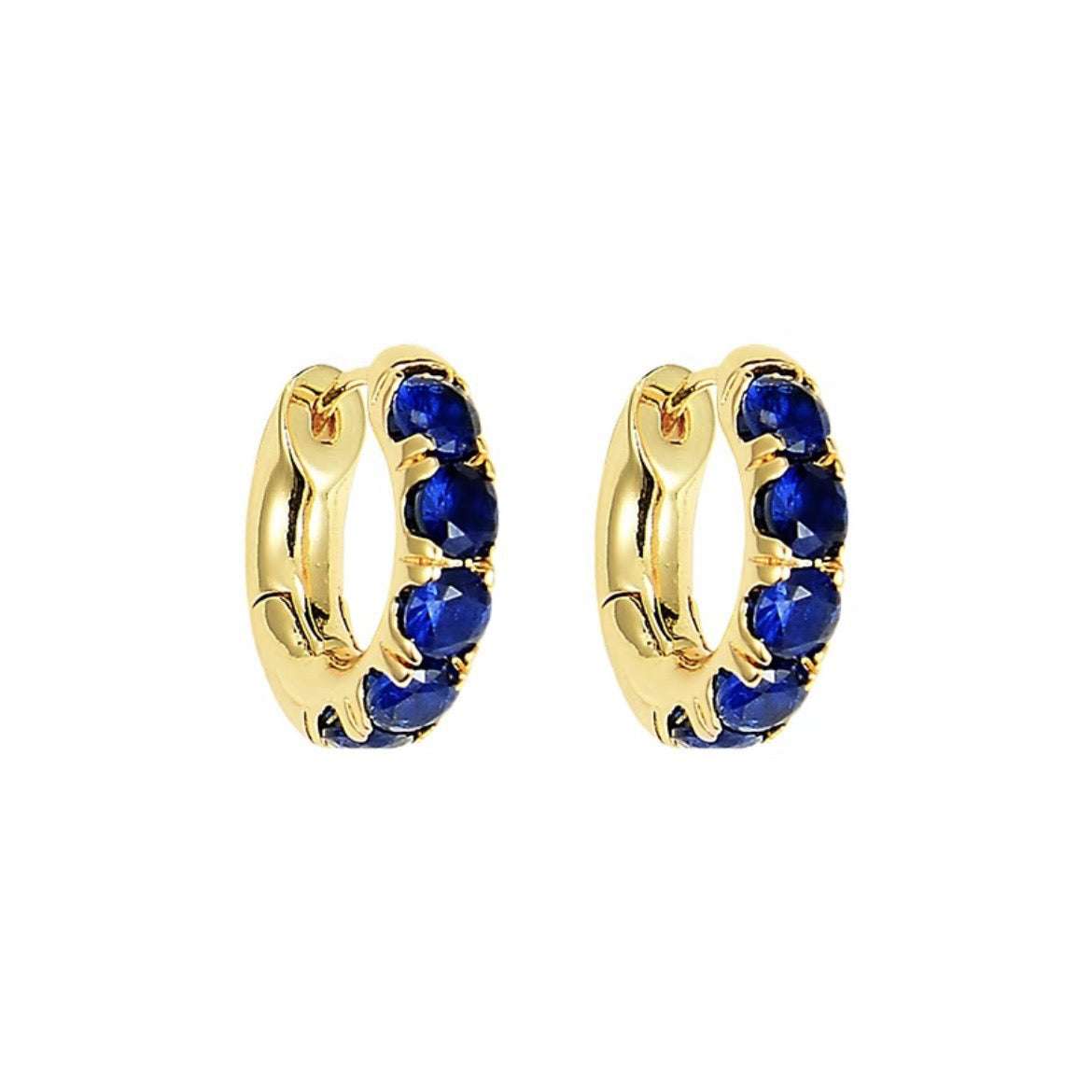Joliana Classic green little hoops