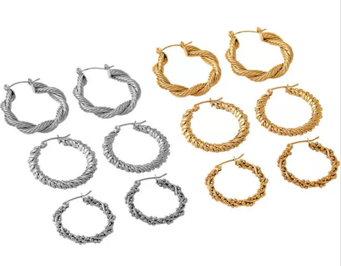 Classic braid hoops