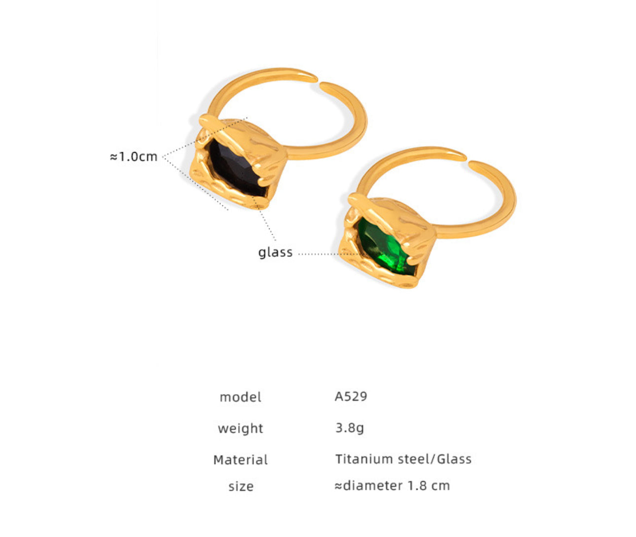 Suga rock rings