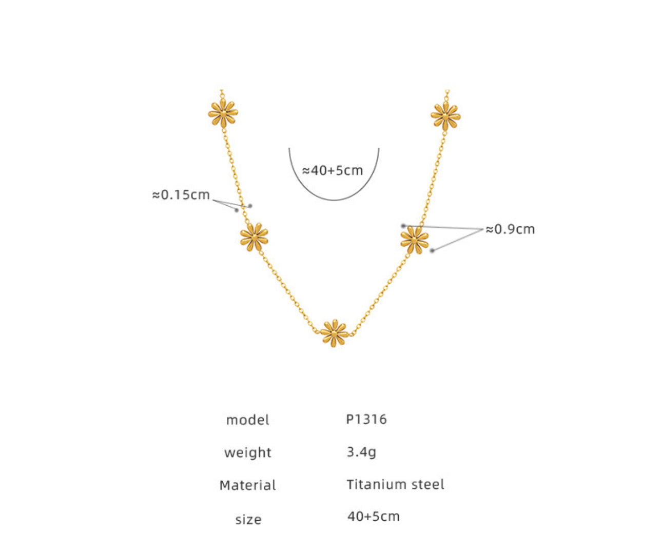 Daisy necklace