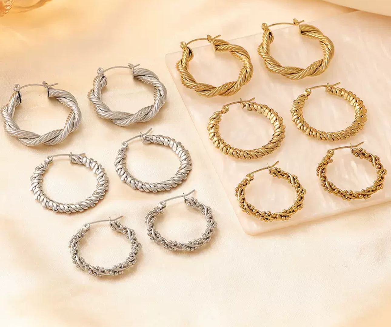 Classic braid hoops