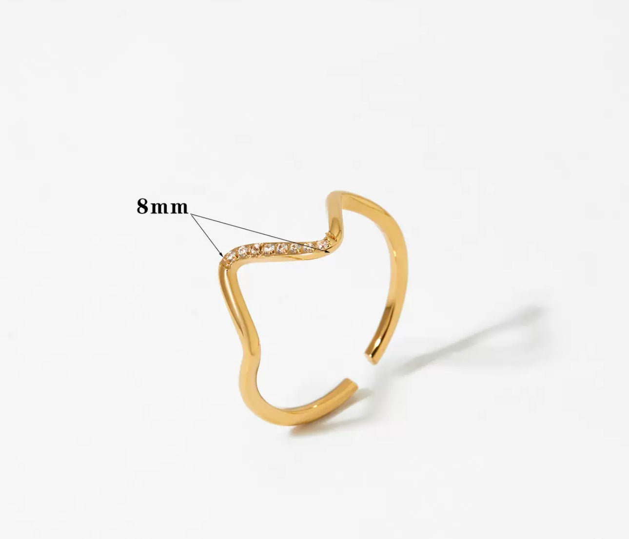 Dainty wave rings