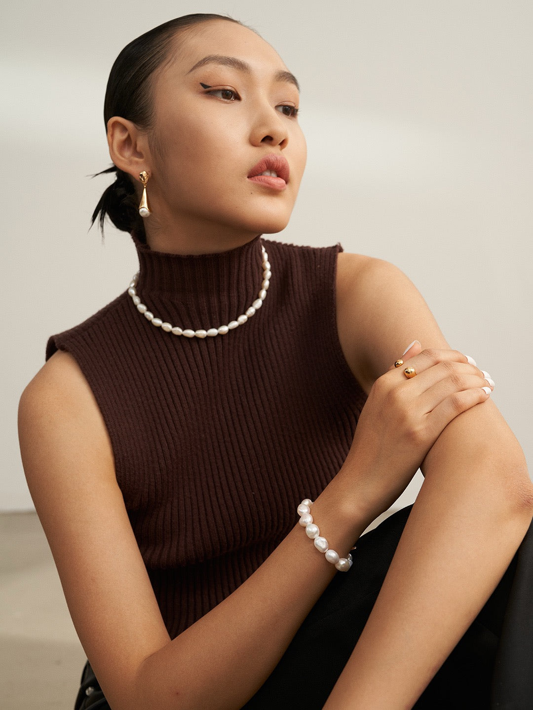 Santiago Baroque pearl bracelet