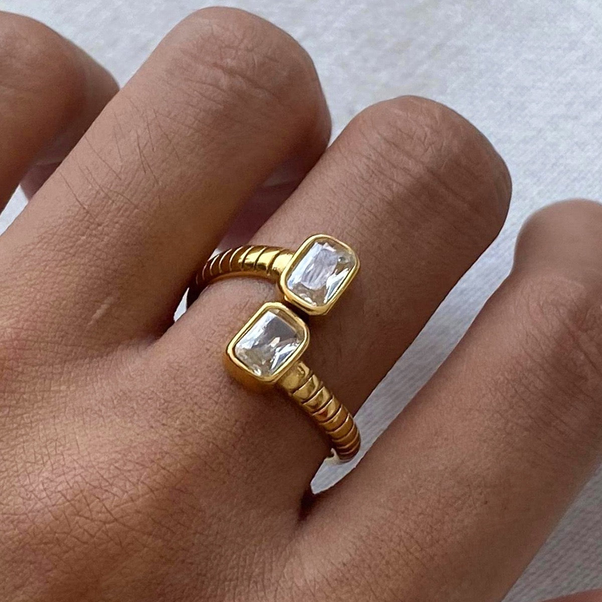 Somnus double star rings