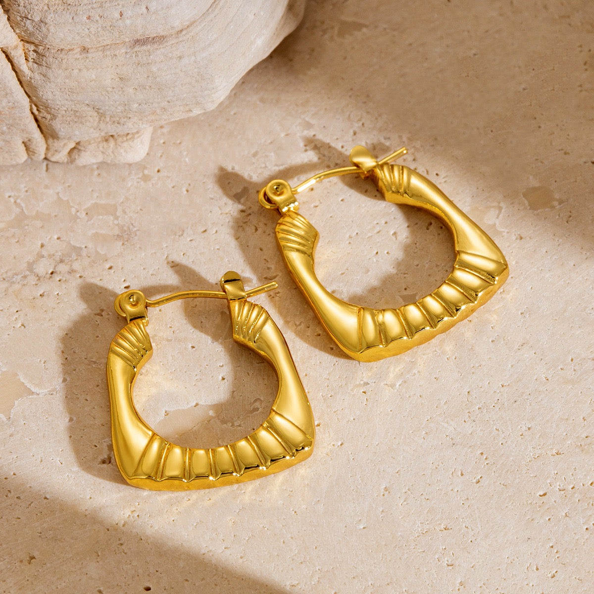 Square dainty hoops