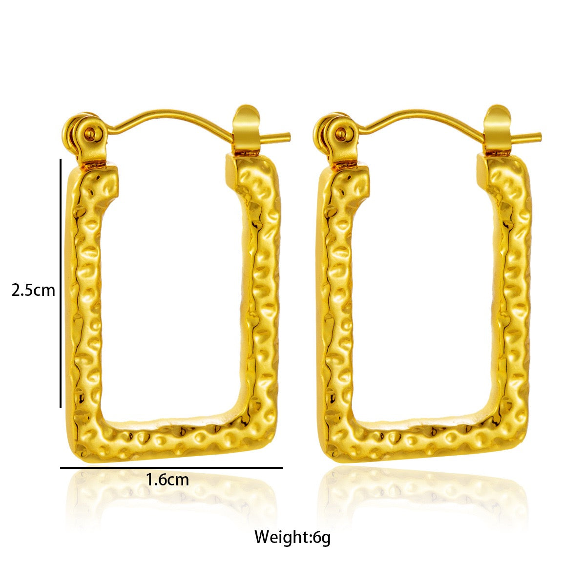 Lava square hoops