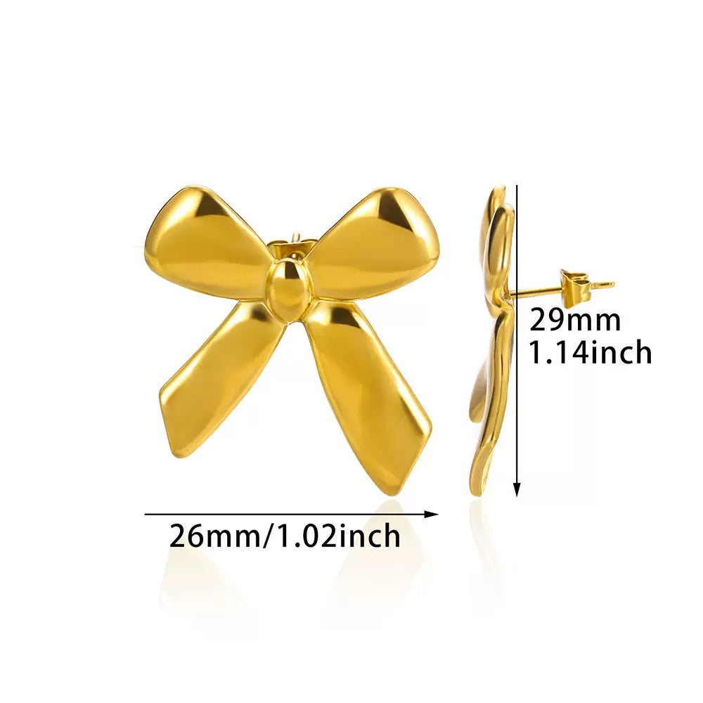 Dana bow earrings