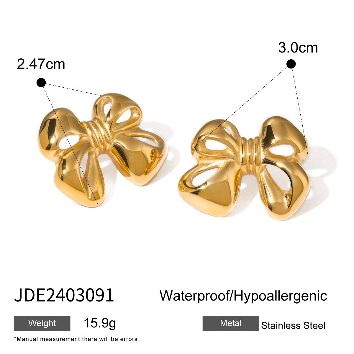 Linsa bow earrings