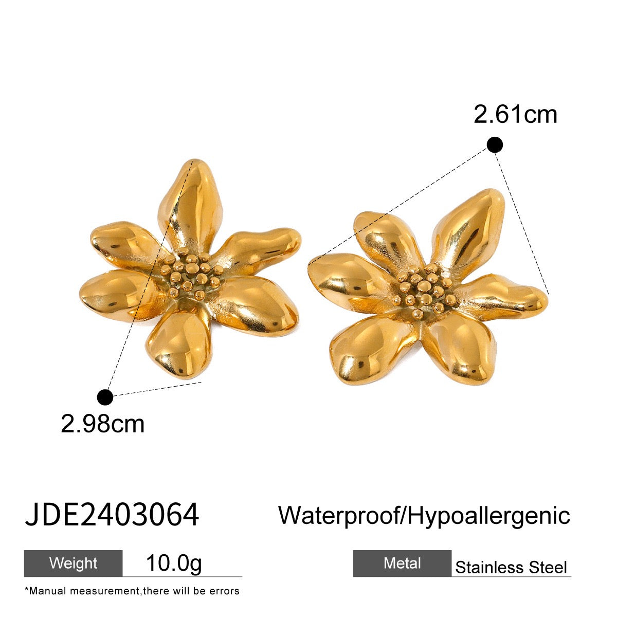 Selina flower earrings