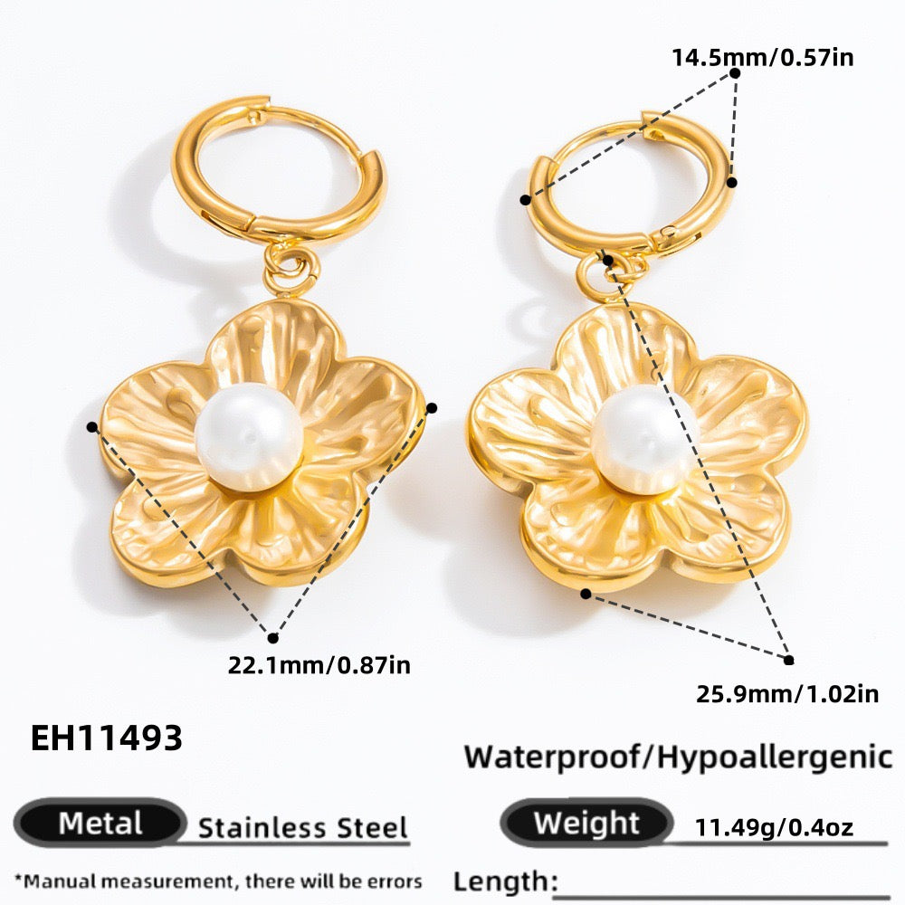 Alice flower hoops