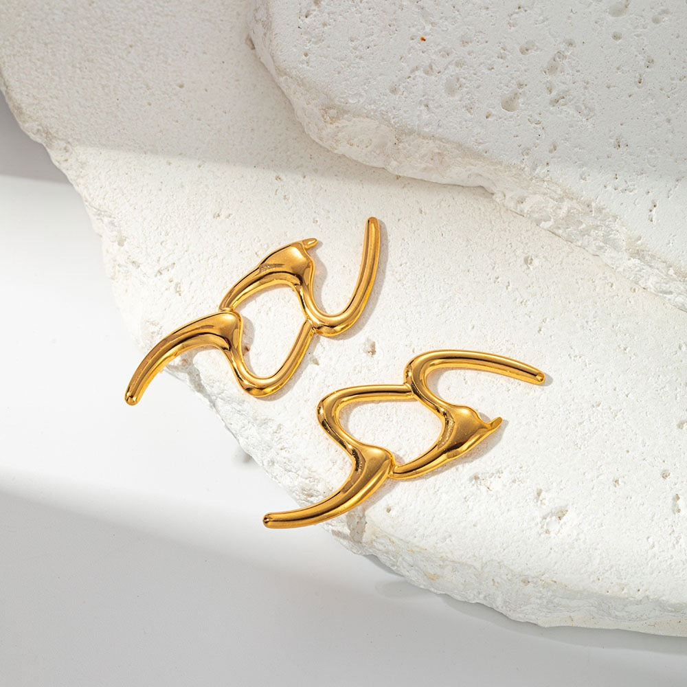 Lines concept earrings