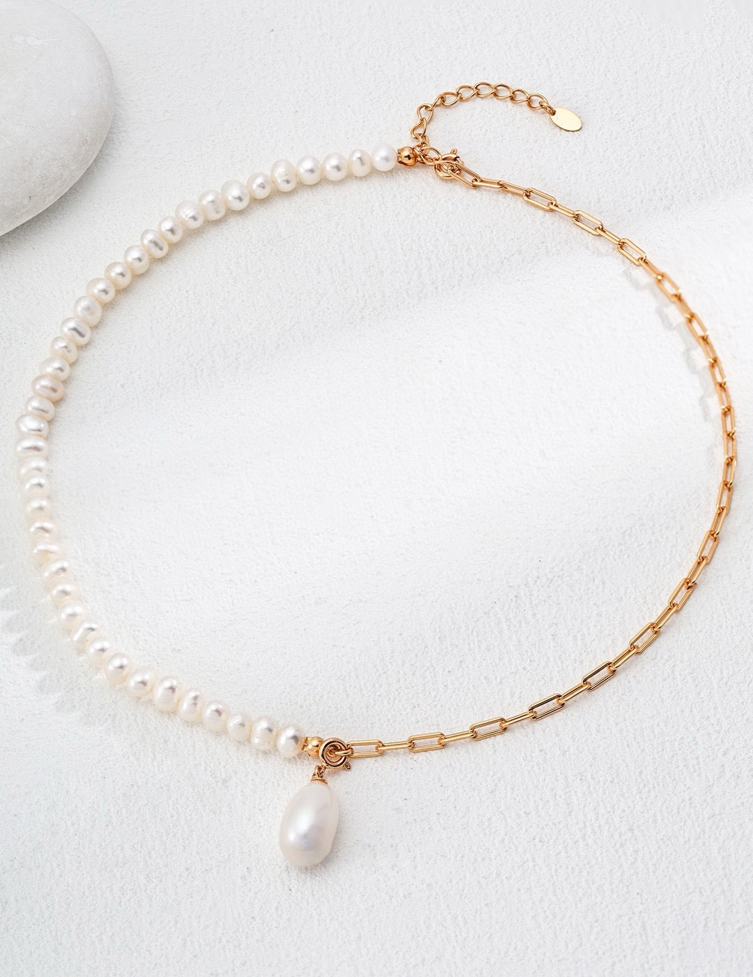 Gango Half chain Pearl set