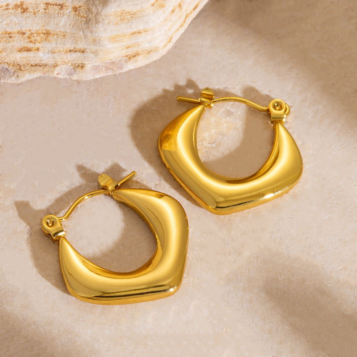 Dainty club hoops