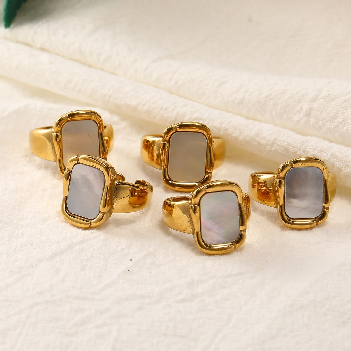 White shell ring
