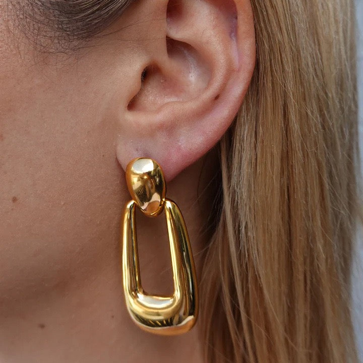 Golden time earrings