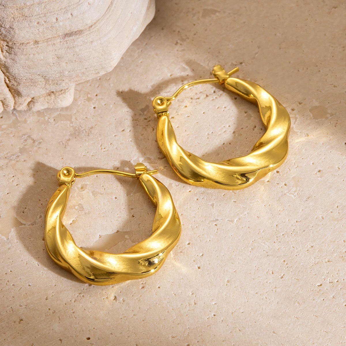 Classic twist hoops