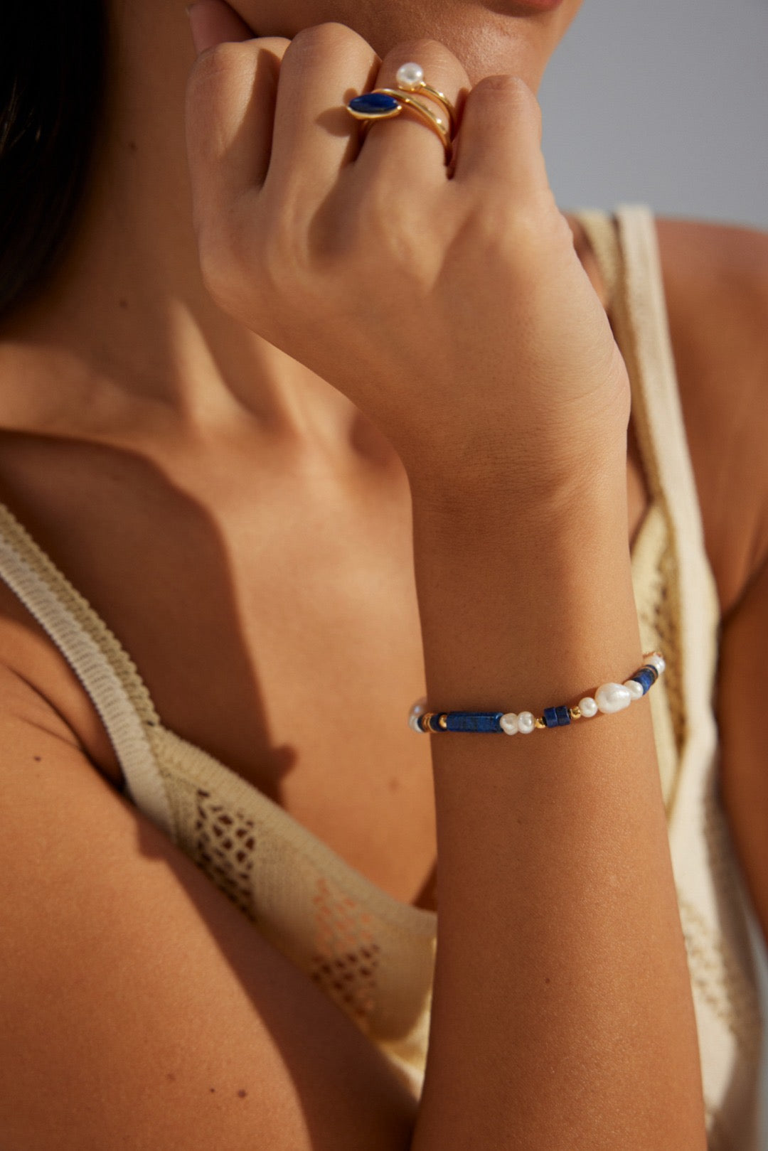 Washington Lapis Pearl set