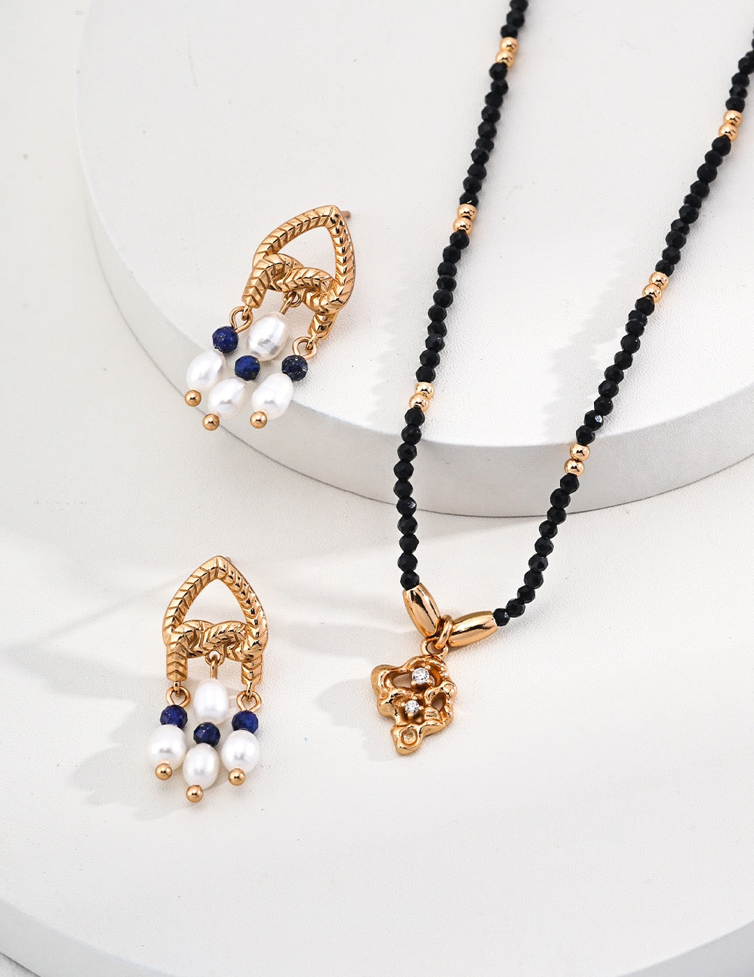 Cinderella Lapis handmade earrings