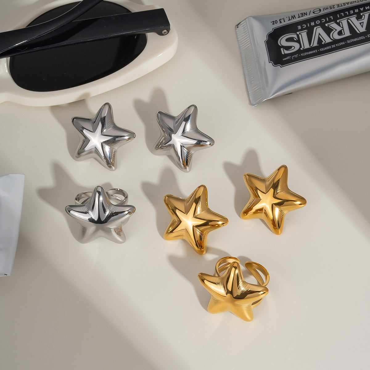 Shining star rings