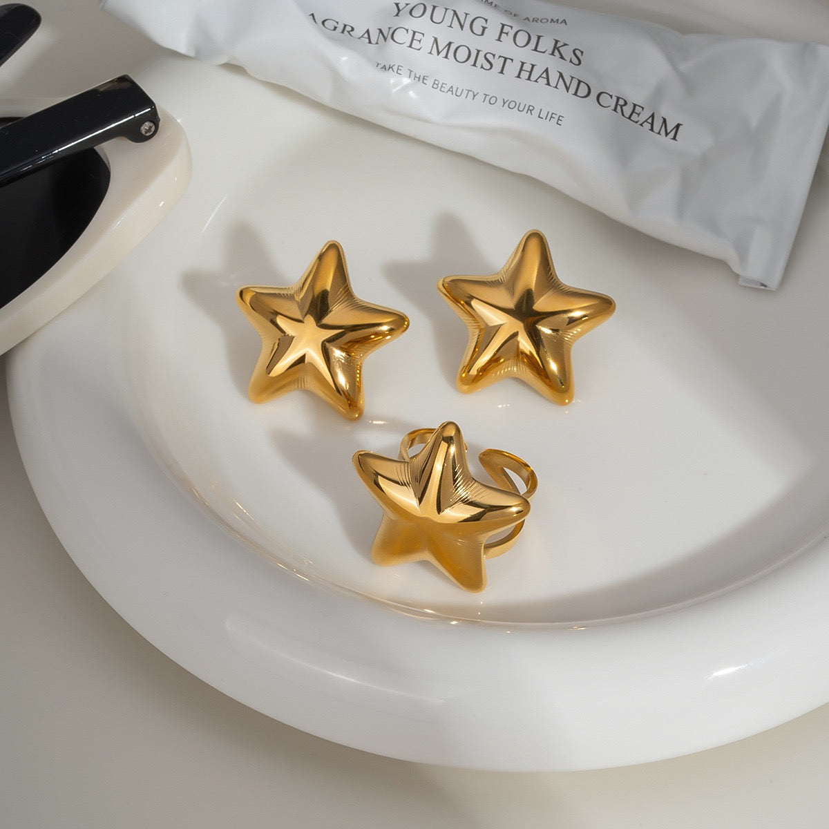 Shining star rings