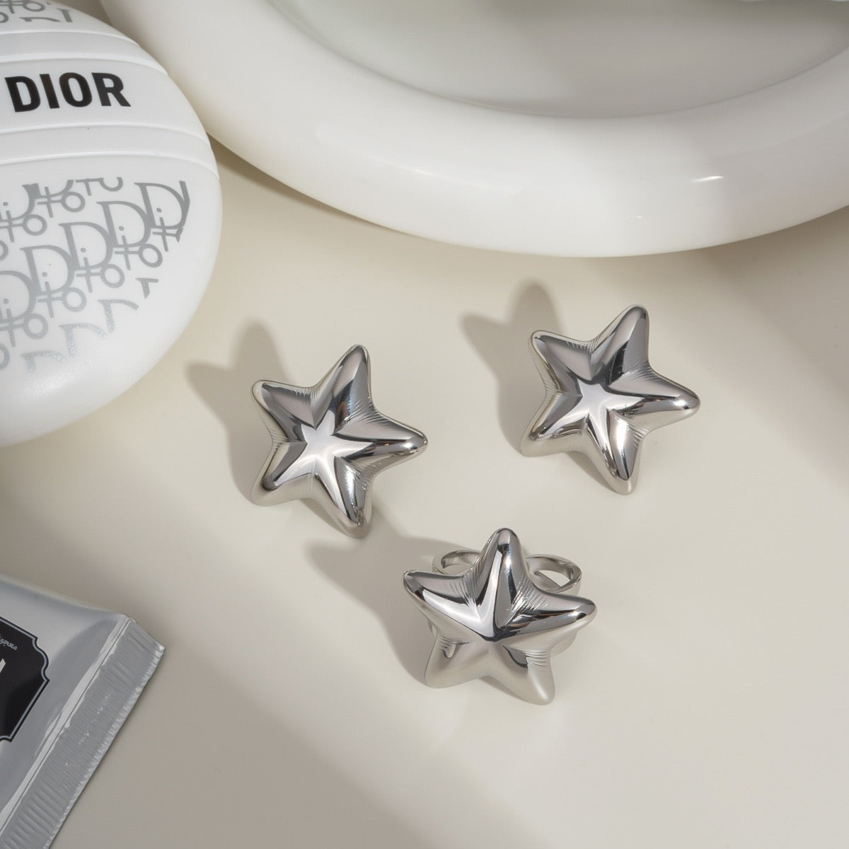 Shining star rings