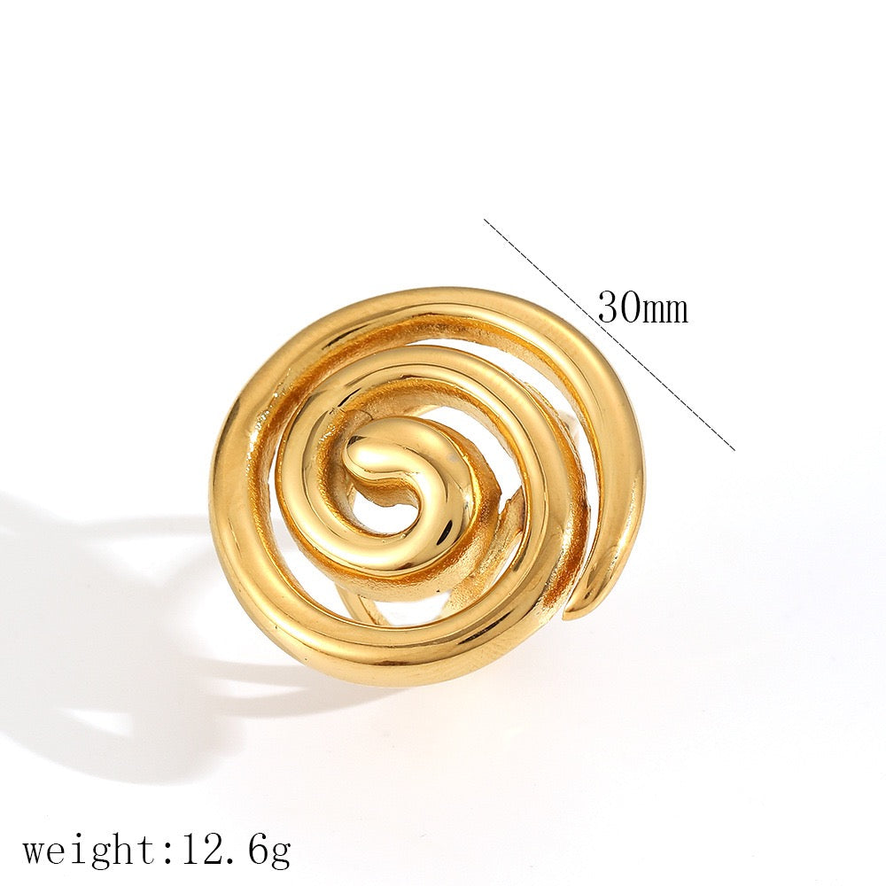 Golden swirl set